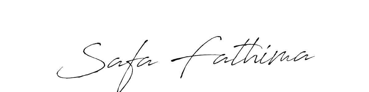 Safa Fathima stylish signature style. Best Handwritten Sign (Antro_Vectra) for my name. Handwritten Signature Collection Ideas for my name Safa Fathima. Safa Fathima signature style 6 images and pictures png