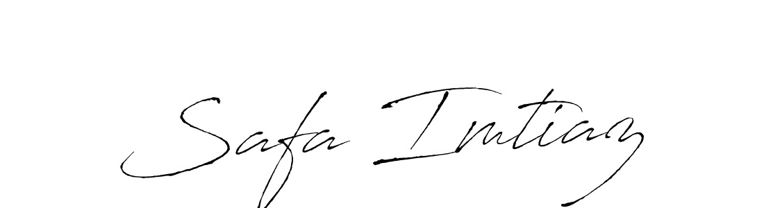 Make a beautiful signature design for name Safa Imtiaz. Use this online signature maker to create a handwritten signature for free. Safa Imtiaz signature style 6 images and pictures png