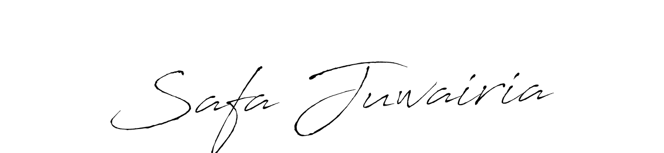 Safa Juwairia stylish signature style. Best Handwritten Sign (Antro_Vectra) for my name. Handwritten Signature Collection Ideas for my name Safa Juwairia. Safa Juwairia signature style 6 images and pictures png
