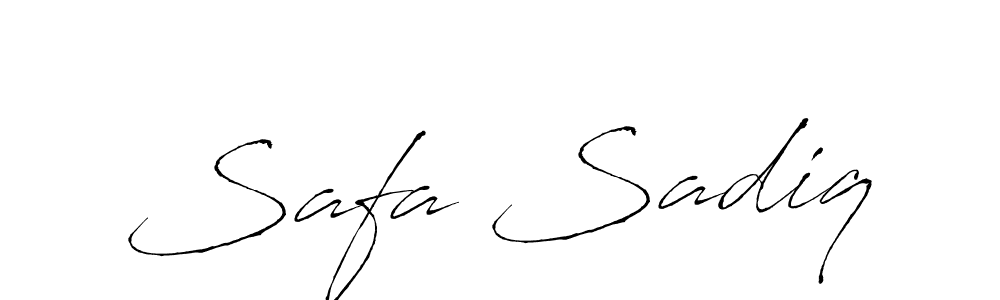 This is the best signature style for the Safa Sadiq name. Also you like these signature font (Antro_Vectra). Mix name signature. Safa Sadiq signature style 6 images and pictures png