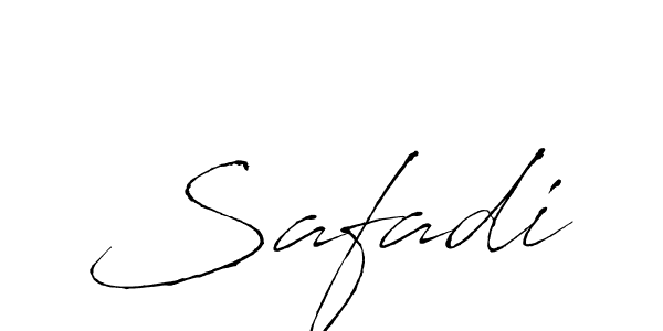 Design your own signature with our free online signature maker. With this signature software, you can create a handwritten (Antro_Vectra) signature for name Safadi. Safadi signature style 6 images and pictures png