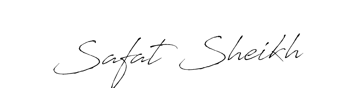 Also we have Safat Sheikh name is the best signature style. Create professional handwritten signature collection using Antro_Vectra autograph style. Safat Sheikh signature style 6 images and pictures png