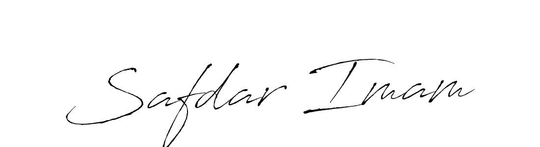 Safdar Imam stylish signature style. Best Handwritten Sign (Antro_Vectra) for my name. Handwritten Signature Collection Ideas for my name Safdar Imam. Safdar Imam signature style 6 images and pictures png