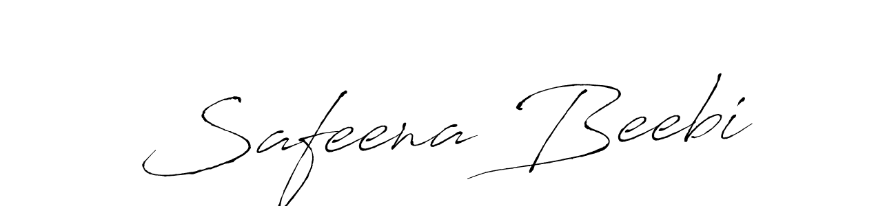 Safeena Beebi stylish signature style. Best Handwritten Sign (Antro_Vectra) for my name. Handwritten Signature Collection Ideas for my name Safeena Beebi. Safeena Beebi signature style 6 images and pictures png