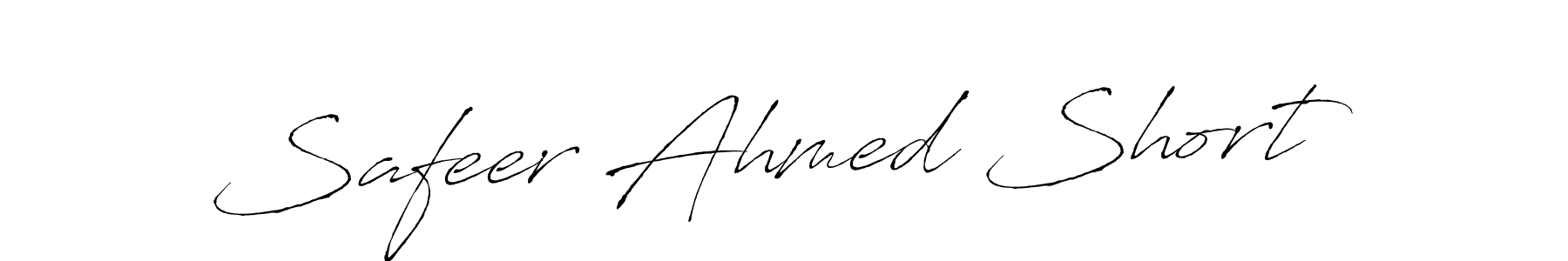 Antro_Vectra is a professional signature style that is perfect for those who want to add a touch of class to their signature. It is also a great choice for those who want to make their signature more unique. Get Safeer Ahmed Short name to fancy signature for free. Safeer Ahmed Short signature style 6 images and pictures png