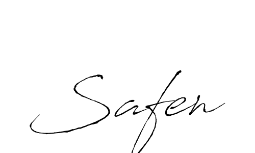Create a beautiful signature design for name Safen. With this signature (Antro_Vectra) fonts, you can make a handwritten signature for free. Safen signature style 6 images and pictures png
