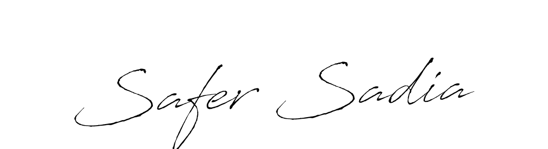 Make a beautiful signature design for name Safer Sadia. Use this online signature maker to create a handwritten signature for free. Safer Sadia signature style 6 images and pictures png