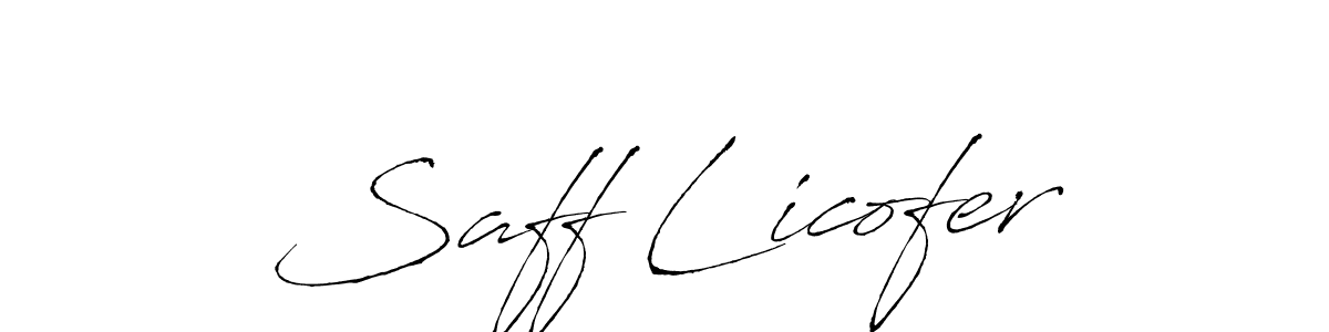 How to Draw Saff Licofer signature style? Antro_Vectra is a latest design signature styles for name Saff Licofer. Saff Licofer signature style 6 images and pictures png