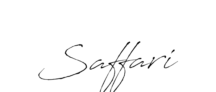 Make a beautiful signature design for name Saffari. With this signature (Antro_Vectra) style, you can create a handwritten signature for free. Saffari signature style 6 images and pictures png