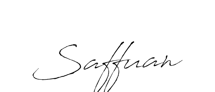 Create a beautiful signature design for name Saffuan. With this signature (Antro_Vectra) fonts, you can make a handwritten signature for free. Saffuan signature style 6 images and pictures png