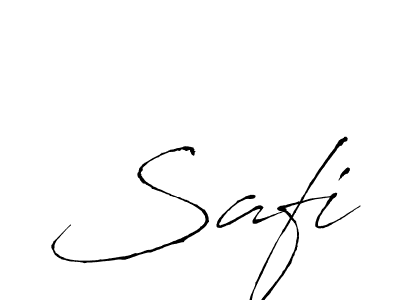 Design your own signature with our free online signature maker. With this signature software, you can create a handwritten (Antro_Vectra) signature for name Safi. Safi signature style 6 images and pictures png