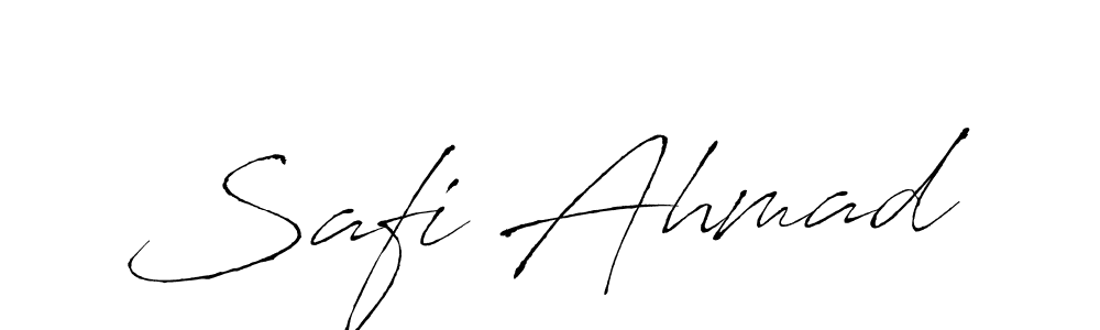 Safi Ahmad stylish signature style. Best Handwritten Sign (Antro_Vectra) for my name. Handwritten Signature Collection Ideas for my name Safi Ahmad. Safi Ahmad signature style 6 images and pictures png