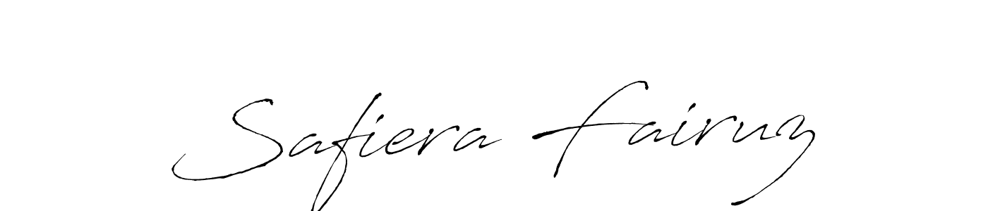 Make a short Safiera Fairuz signature style. Manage your documents anywhere anytime using Antro_Vectra. Create and add eSignatures, submit forms, share and send files easily. Safiera Fairuz signature style 6 images and pictures png