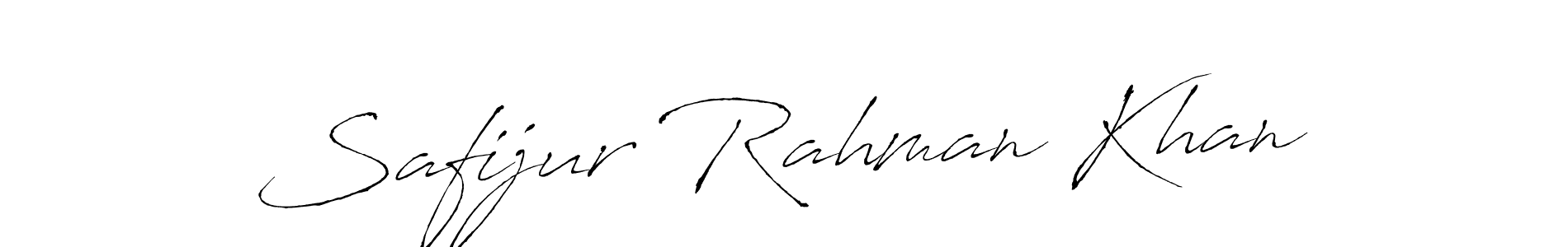 Safijur Rahman Khan stylish signature style. Best Handwritten Sign (Antro_Vectra) for my name. Handwritten Signature Collection Ideas for my name Safijur Rahman Khan. Safijur Rahman Khan signature style 6 images and pictures png