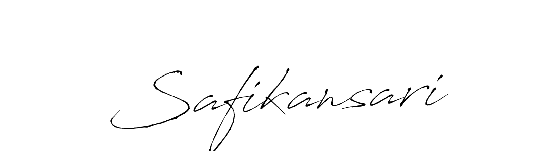 The best way (Antro_Vectra) to make a short signature is to pick only two or three words in your name. The name Safikansari include a total of six letters. For converting this name. Safikansari signature style 6 images and pictures png