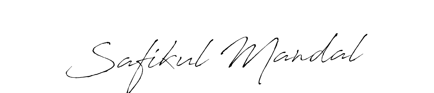 How to make Safikul Mandal name signature. Use Antro_Vectra style for creating short signs online. This is the latest handwritten sign. Safikul Mandal signature style 6 images and pictures png