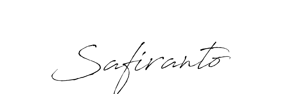 Once you've used our free online signature maker to create your best signature Antro_Vectra style, it's time to enjoy all of the benefits that Safiranto name signing documents. Safiranto signature style 6 images and pictures png