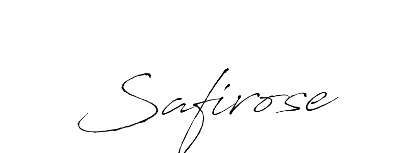 You should practise on your own different ways (Antro_Vectra) to write your name (Safirose) in signature. don't let someone else do it for you. Safirose signature style 6 images and pictures png