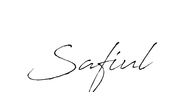 if you are searching for the best signature style for your name Safiul. so please give up your signature search. here we have designed multiple signature styles  using Antro_Vectra. Safiul signature style 6 images and pictures png