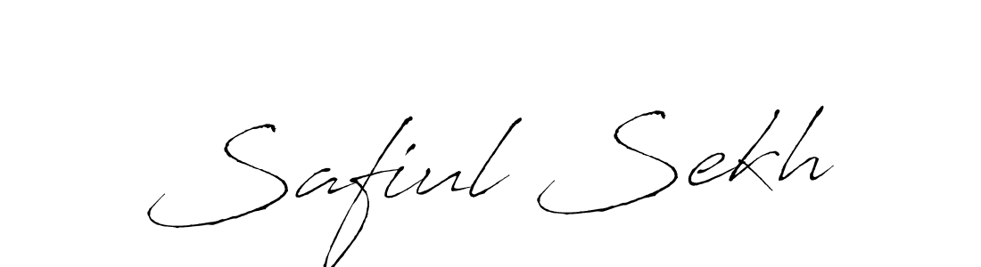 Also we have Safiul Sekh name is the best signature style. Create professional handwritten signature collection using Antro_Vectra autograph style. Safiul Sekh signature style 6 images and pictures png