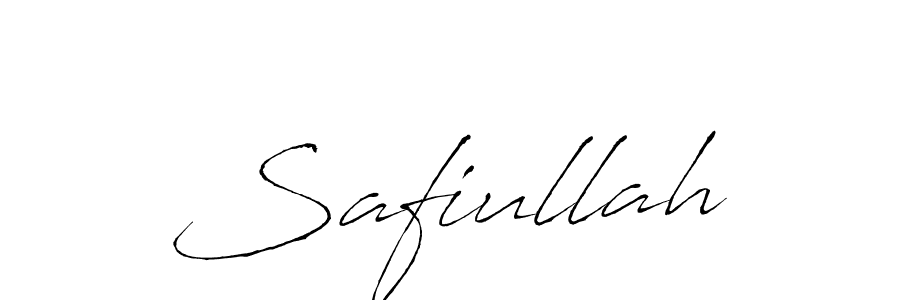 Use a signature maker to create a handwritten signature online. With this signature software, you can design (Antro_Vectra) your own signature for name Safiullah. Safiullah signature style 6 images and pictures png