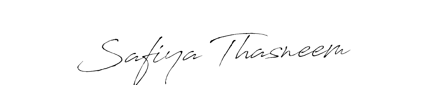 Make a beautiful signature design for name Safiya Thasneem. With this signature (Antro_Vectra) style, you can create a handwritten signature for free. Safiya Thasneem signature style 6 images and pictures png