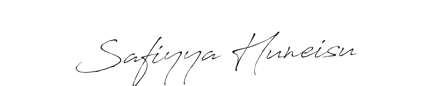 How to make Safiyya Huneisu signature? Antro_Vectra is a professional autograph style. Create handwritten signature for Safiyya Huneisu name. Safiyya Huneisu signature style 6 images and pictures png