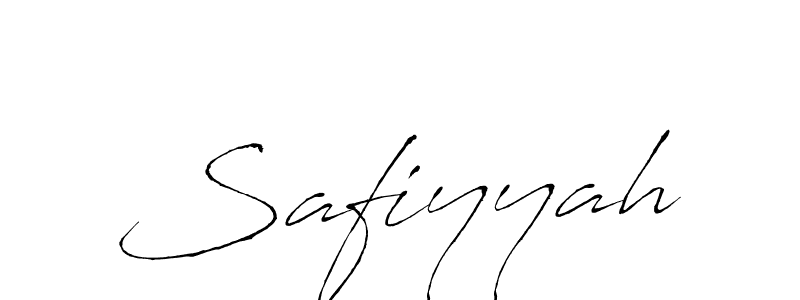 Design your own signature with our free online signature maker. With this signature software, you can create a handwritten (Antro_Vectra) signature for name Safiyyah. Safiyyah signature style 6 images and pictures png