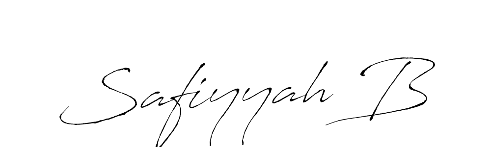 The best way (Antro_Vectra) to make a short signature is to pick only two or three words in your name. The name Safiyyah B include a total of six letters. For converting this name. Safiyyah B signature style 6 images and pictures png