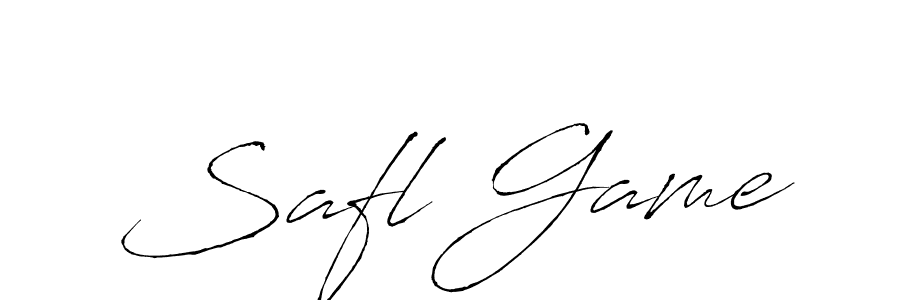 Antro_Vectra is a professional signature style that is perfect for those who want to add a touch of class to their signature. It is also a great choice for those who want to make their signature more unique. Get Safl Game name to fancy signature for free. Safl Game signature style 6 images and pictures png