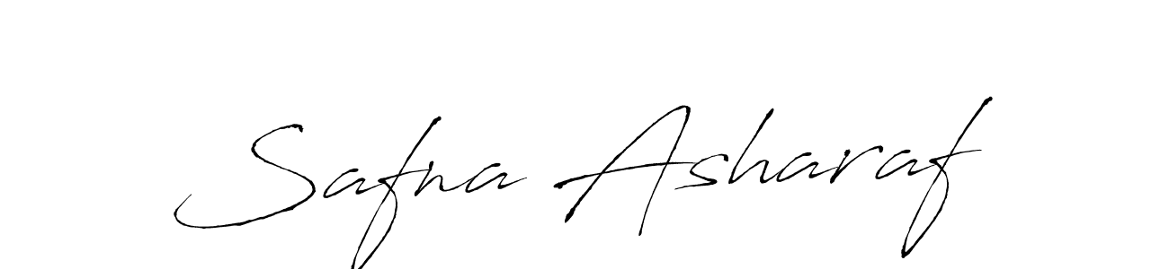 Antro_Vectra is a professional signature style that is perfect for those who want to add a touch of class to their signature. It is also a great choice for those who want to make their signature more unique. Get Safna Asharaf name to fancy signature for free. Safna Asharaf signature style 6 images and pictures png