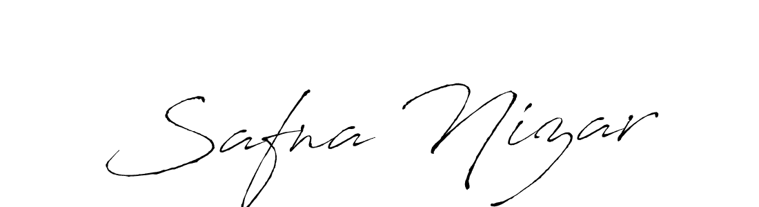 Use a signature maker to create a handwritten signature online. With this signature software, you can design (Antro_Vectra) your own signature for name Safna Nizar. Safna Nizar signature style 6 images and pictures png