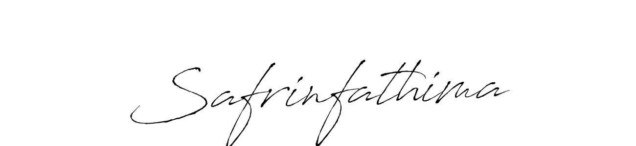 The best way (Antro_Vectra) to make a short signature is to pick only two or three words in your name. The name Safrinfathima include a total of six letters. For converting this name. Safrinfathima signature style 6 images and pictures png