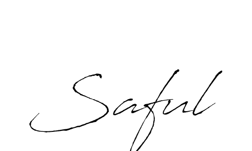 Create a beautiful signature design for name Saful. With this signature (Antro_Vectra) fonts, you can make a handwritten signature for free. Saful signature style 6 images and pictures png