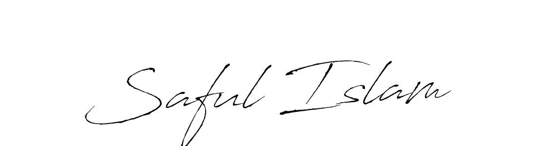 How to make Saful Islam signature? Antro_Vectra is a professional autograph style. Create handwritten signature for Saful Islam name. Saful Islam signature style 6 images and pictures png