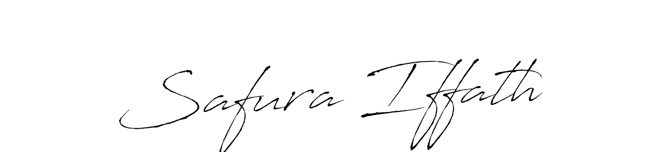 How to make Safura Iffath signature? Antro_Vectra is a professional autograph style. Create handwritten signature for Safura Iffath name. Safura Iffath signature style 6 images and pictures png