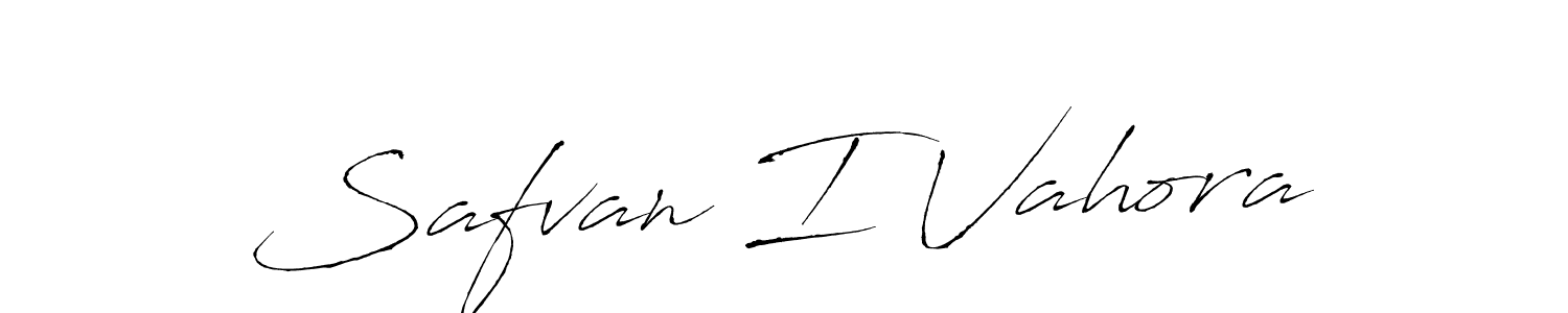 The best way (Antro_Vectra) to make a short signature is to pick only two or three words in your name. The name Safvan I Vahora include a total of six letters. For converting this name. Safvan I Vahora signature style 6 images and pictures png