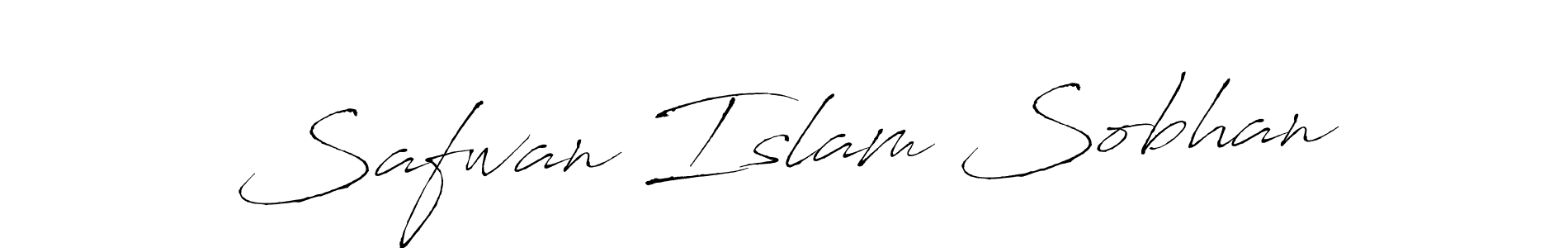 Safwan Islam Sobhan stylish signature style. Best Handwritten Sign (Antro_Vectra) for my name. Handwritten Signature Collection Ideas for my name Safwan Islam Sobhan. Safwan Islam Sobhan signature style 6 images and pictures png