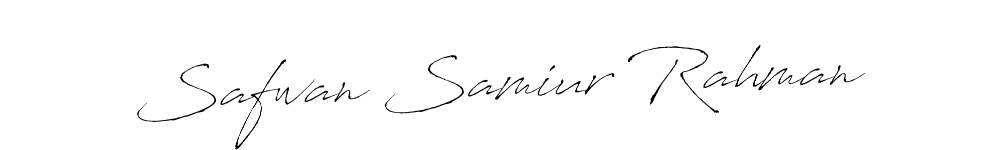 Similarly Antro_Vectra is the best handwritten signature design. Signature creator online .You can use it as an online autograph creator for name Safwan Samiur Rahman. Safwan Samiur Rahman signature style 6 images and pictures png