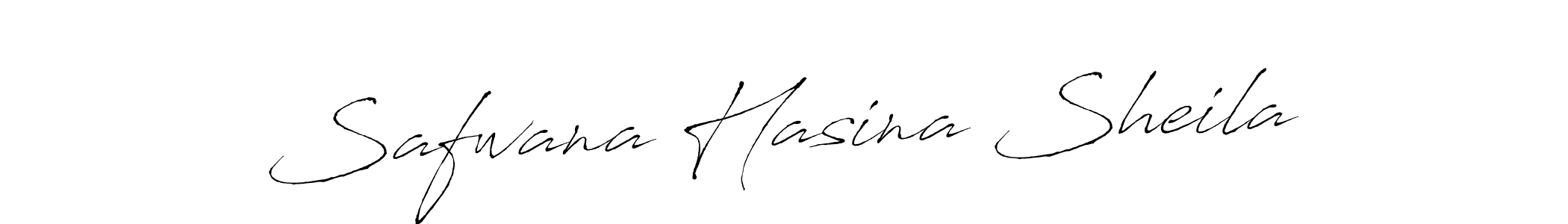 How to make Safwana Hasina Sheila signature? Antro_Vectra is a professional autograph style. Create handwritten signature for Safwana Hasina Sheila name. Safwana Hasina Sheila signature style 6 images and pictures png