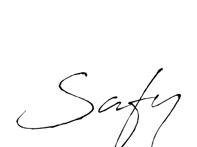 Design your own signature with our free online signature maker. With this signature software, you can create a handwritten (Antro_Vectra) signature for name Safy. Safy signature style 6 images and pictures png