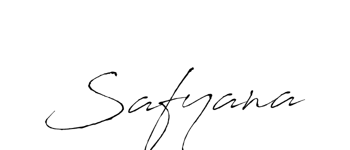 How to make Safyana name signature. Use Antro_Vectra style for creating short signs online. This is the latest handwritten sign. Safyana signature style 6 images and pictures png