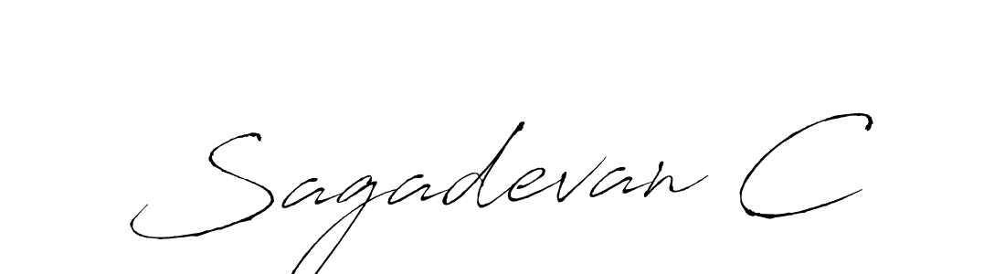 Also You can easily find your signature by using the search form. We will create Sagadevan C name handwritten signature images for you free of cost using Antro_Vectra sign style. Sagadevan C signature style 6 images and pictures png