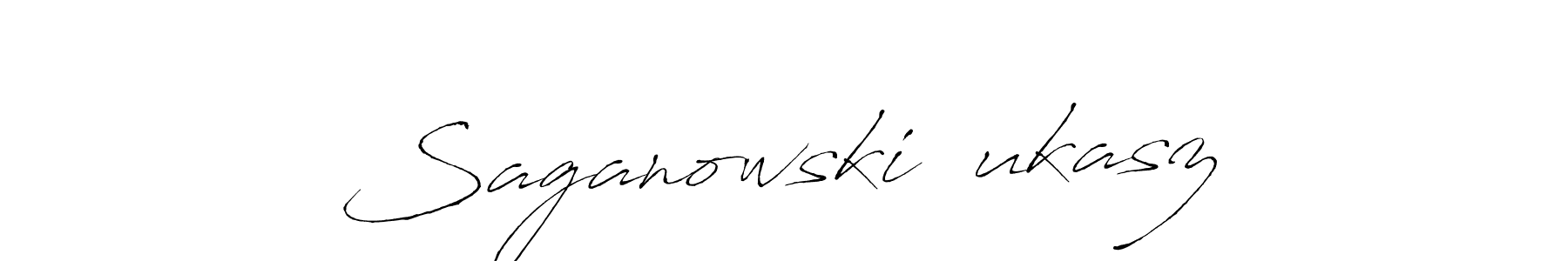 It looks lik you need a new signature style for name Saganowski Łukasz. Design unique handwritten (Antro_Vectra) signature with our free signature maker in just a few clicks. Saganowski Łukasz signature style 6 images and pictures png