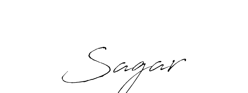 How to make Sagar♡ name signature. Use Antro_Vectra style for creating short signs online. This is the latest handwritten sign. Sagar♡ signature style 6 images and pictures png