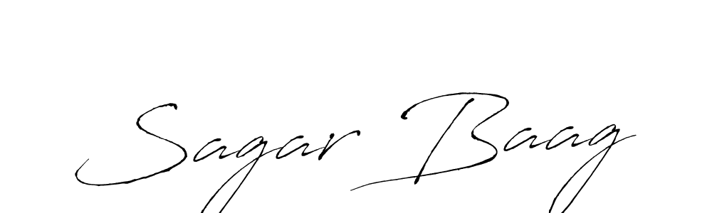 Create a beautiful signature design for name Sagar Baag. With this signature (Antro_Vectra) fonts, you can make a handwritten signature for free. Sagar Baag signature style 6 images and pictures png