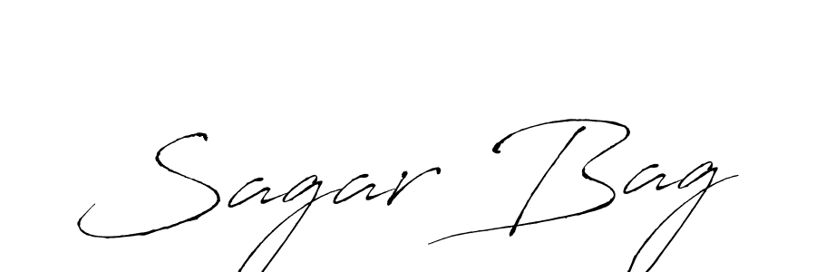 Design your own signature with our free online signature maker. With this signature software, you can create a handwritten (Antro_Vectra) signature for name Sagar Bag. Sagar Bag signature style 6 images and pictures png