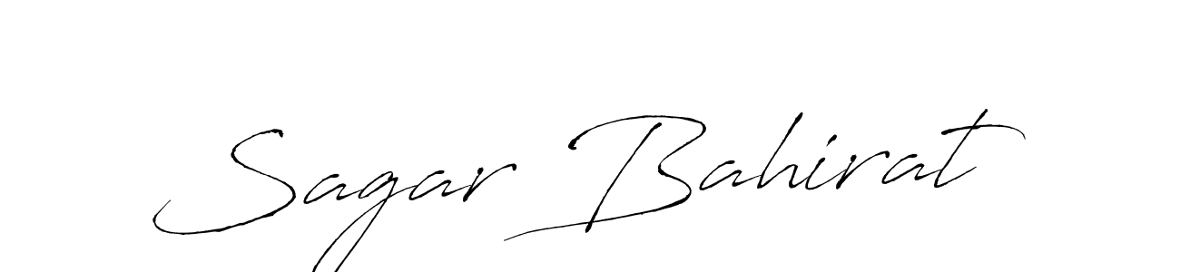 It looks lik you need a new signature style for name Sagar Bahirat. Design unique handwritten (Antro_Vectra) signature with our free signature maker in just a few clicks. Sagar Bahirat signature style 6 images and pictures png