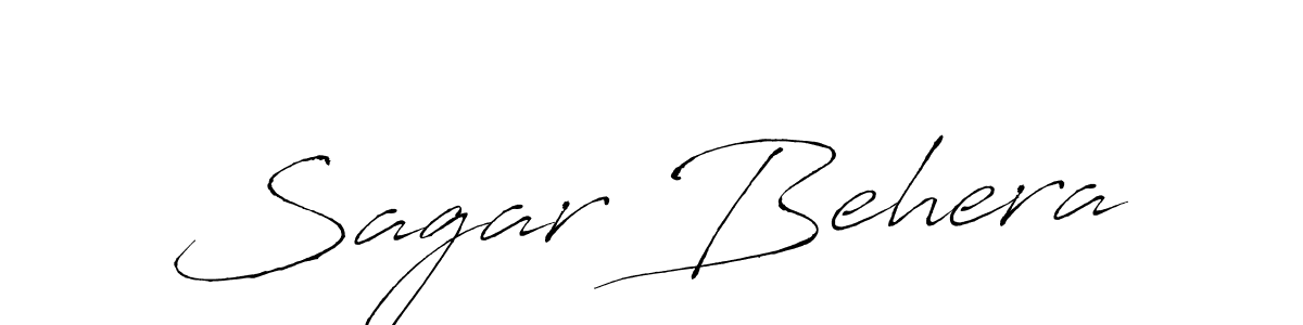 How to make Sagar Behera signature? Antro_Vectra is a professional autograph style. Create handwritten signature for Sagar Behera name. Sagar Behera signature style 6 images and pictures png