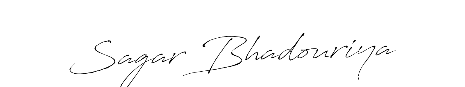 Sagar Bhadouriya stylish signature style. Best Handwritten Sign (Antro_Vectra) for my name. Handwritten Signature Collection Ideas for my name Sagar Bhadouriya. Sagar Bhadouriya signature style 6 images and pictures png